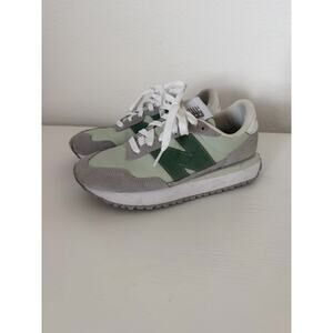 New Balance 237 Green Sneakers Womens Size 7.5 Comfortable Walking Shoes